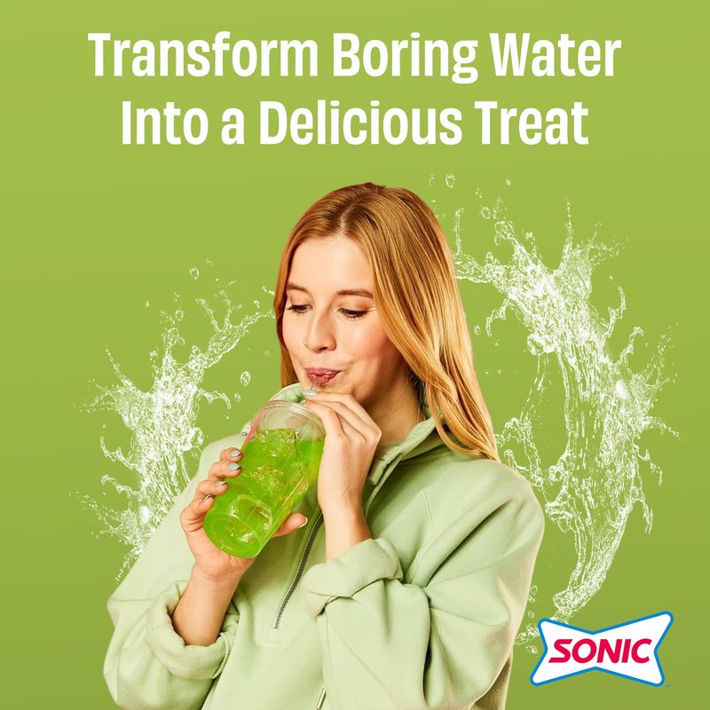SINGLES TO GO! Sonic Limeade Singles to Go Drink Mix,