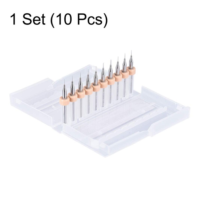 sourcing map PCB Drill Bits 0.2mm Tungsten Carbide Rotary Tool