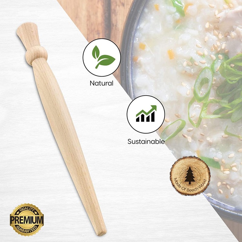 Porridge Spurtle Scottish Spurtle Porridge Stirrer - Wooden Spurtle Thistle