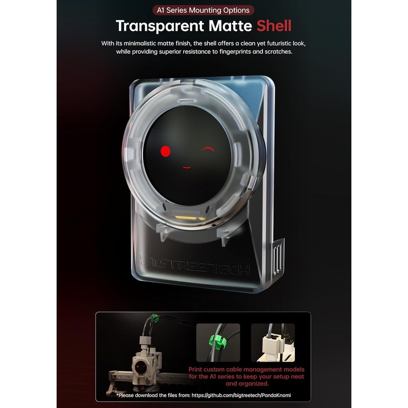 BIGTREETECH Panda Knomi + Transparent Case, Tool Head Strainer Upgrade