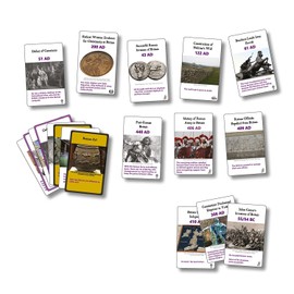 Wildgoose Education WG7732 Romans Interactive Timeline Classroom Game, A5