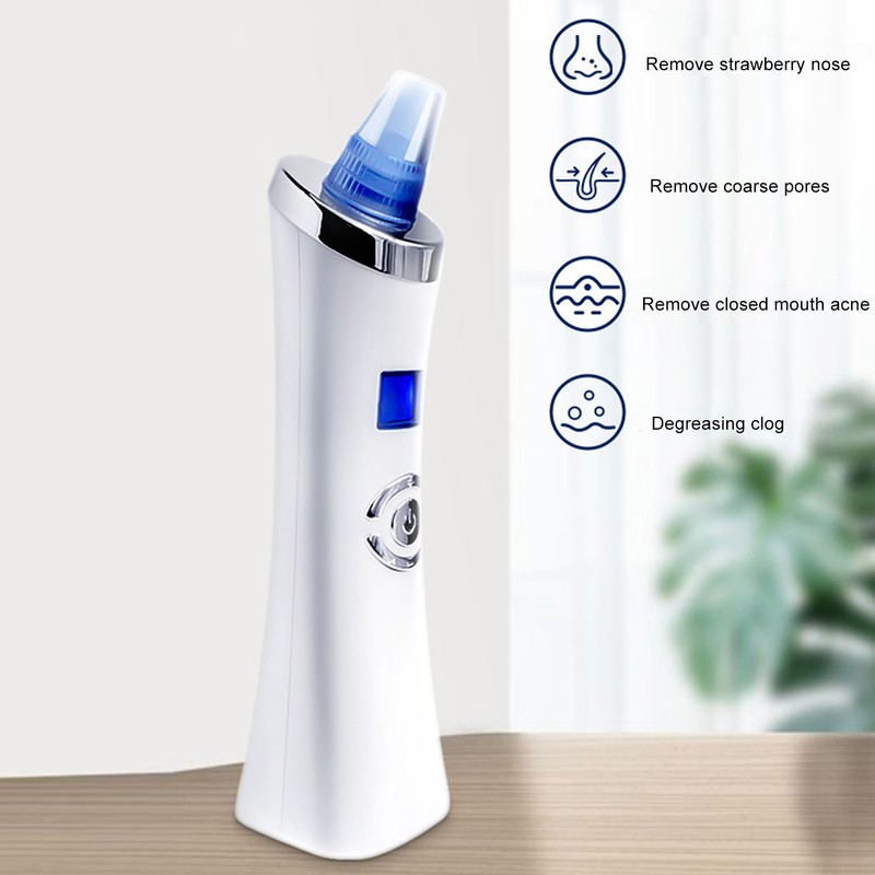 Electric Blackhead Remover LCD Display Strong Suction Compact Facial Pore