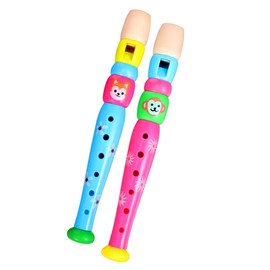 Totority 2pcs Flute Boys and Girls Clarinet Educational Toy for Boy Girl's Music Practice and Instrument Learning