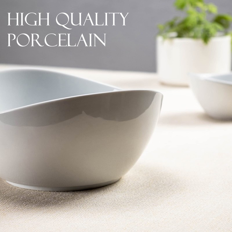 UNICASA Serving Bowls Set, 2 Tier Chip and Dip Bowls