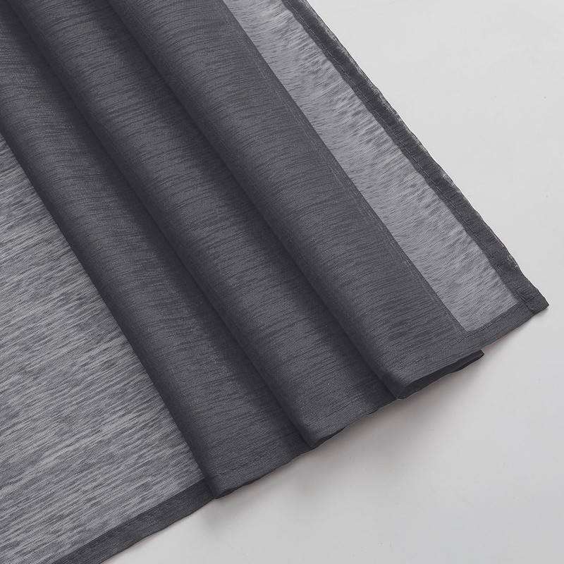 DONREN Dark Grey Window Scarf for Outdoor Decoration - Add