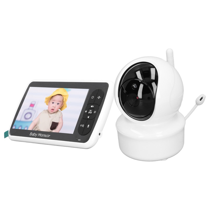 Baby Monitor 5 Inch Display Remote Access Pan Tilt Zoom