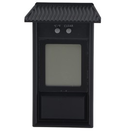 Joyzan Digital Max Min Greenhouse Thermometer, Outdoor Waterproof Maximum Minimum Temperature Meter Weatherproof Monitor Indoor High Low Recording Hygrometer Gauge Wall Mounted Garden Home Growroom