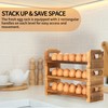 Yqlinnn Egg Holder Countertop, 3-Tier Egg Storage for Countertop Organizer,