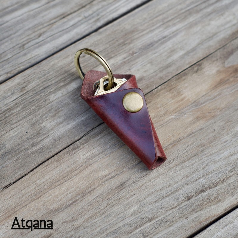 Atqana Leather Key Wrap Cover (Premium Leather) - Key Organizer