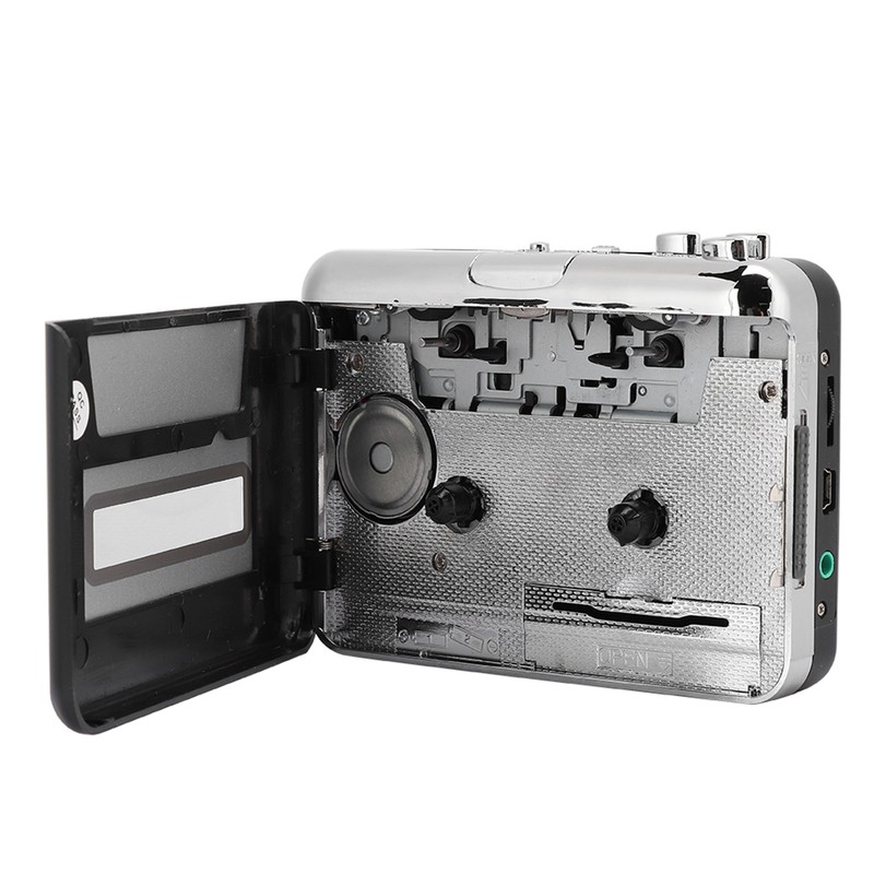 Portable Stereo Cassette Player Tape to MP3 Audio Converter Adapter