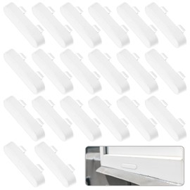 20 Pcs Weep Hole Covers Window Drainage Cover Caps Window Sill End Caps Replacement Drainage Caps Windows Sill Cover Hole Drainage Covers(White)