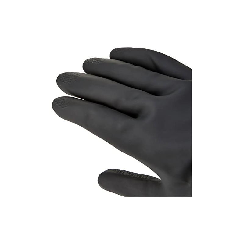 Polyco 516 Maxima Heavy Duty Flock Lined Natural Rubber Gloves