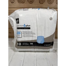 MEDLINE Protection Plus Over night Adult Underwear, X-Large 12 Adult Diaper