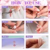TICKLELY Nail Design Set - Premium Practice Hand for Gel