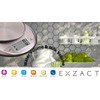 Exzact Electronic Kitchen Scale - Stainless Steel - Baking Scale
