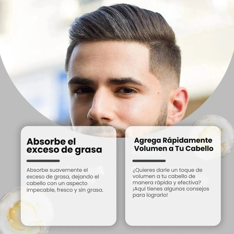 Peine Y Polvo Textura Voluminizante Barbero Peluquero 2pzs