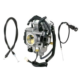 Generic Carburetor with Throttle & Choke Cable For Honda Foreman 500 TRX500 Foreman Rubicon 500, 16100-HN2-003 / 16100-HN2-013