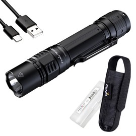 Fenix Fenix PD36R Pro High Lumen Tactical Flashlight, 2800 Lumen Dual Rear Switches USB-C Rechargeable with Battery and Lumentac Organizer