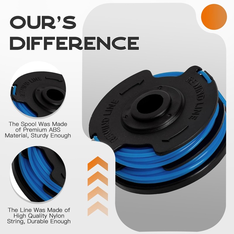 KST-120X Spool Compatible with Kobalt 40V Cordless String Trimmer KST
