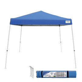 Caravan Canopy Sports 21007800020, 10'x10' Base 8'x8' top, Blue