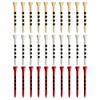 30 Long Golf Tees 3.3 inches (83 mm) Graduated Wood