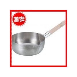 Akao Aluminum DON Raven Snow Flat Pan, 5.9 inches (15 cm), Aluminum Alloy, Handle (Natural Wood), Japan AYK06015