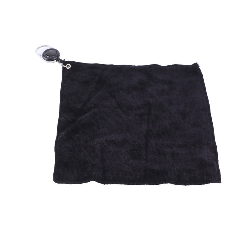 1 Pcs Double‑sided Plush Cotton Golf Club Cleaning Towel Cloth