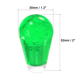 uxcell Ellipse Oval Joystick Head Rocker Ball Top Handle Arcade Game Replacement Red Green