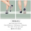 Mottee&Zconia Mens Ankle Low Cut Socks Non-slid Mesh High Grade
