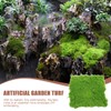 SUPVOX Artificial Moss Mat Light Green 50x50cm Simulation Moss Pad
