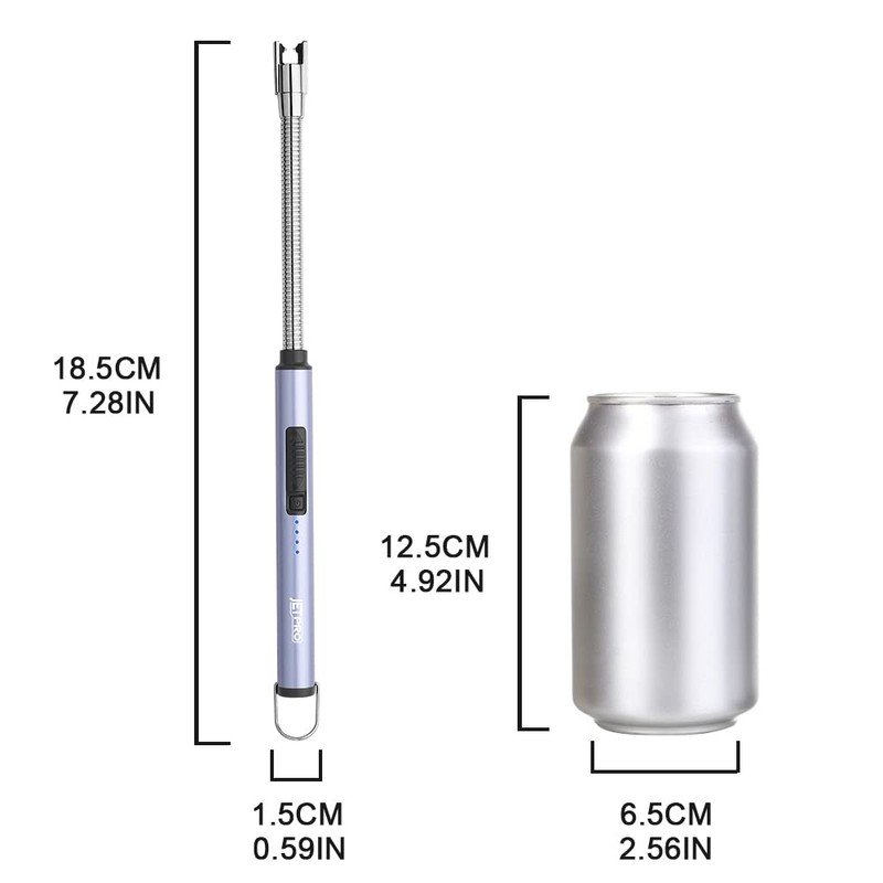 JETPRO Candle Lighters USB Rechargeable Arc Electric Lighter with 360°
