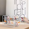 MOOACE 4 Pack Can Dispenser Rack, Stackable Can Storage Organizer