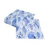 Caspari Shell Toile Paper Cocktail Napkins in Blue - 20