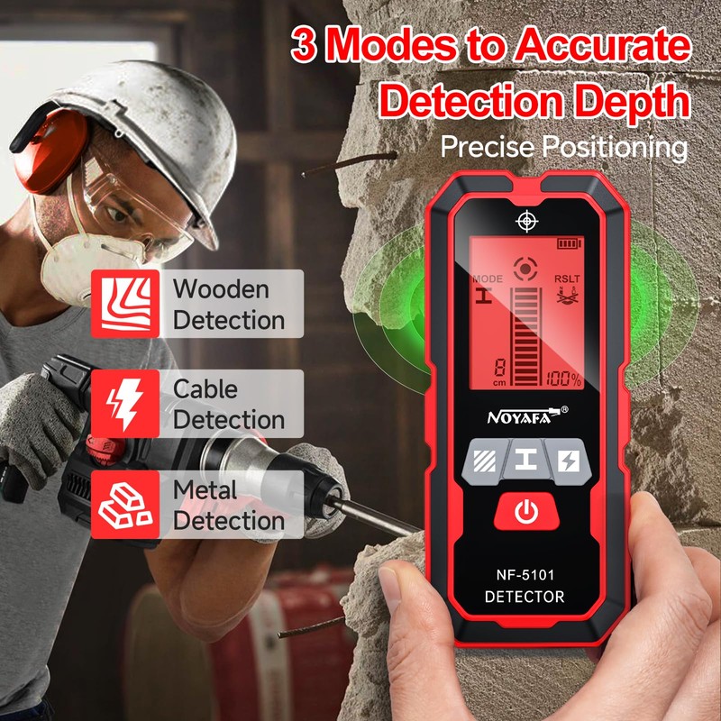NOYAFA Stud Finder Wall Scanner Detector, Electronic Wall Wood Metal