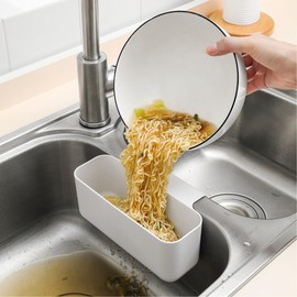 Sink Drain Strainer Basket Kitchen Sink Strainer Sink Food Catcher Kitchen Food Residue Waste Leftovers Strainer Sink Storage Rack Triangle Swan Over Corner Sink Strainer