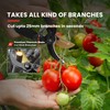 NickyPicky Secateurs Heavy Duty- Precise Pruning Power with Bypass Titanium,