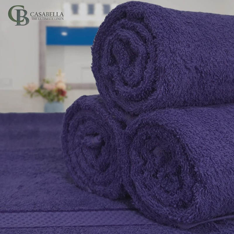 Casabella Pack of 2 Large Jumbo Bath Sheets 100% Egyptian