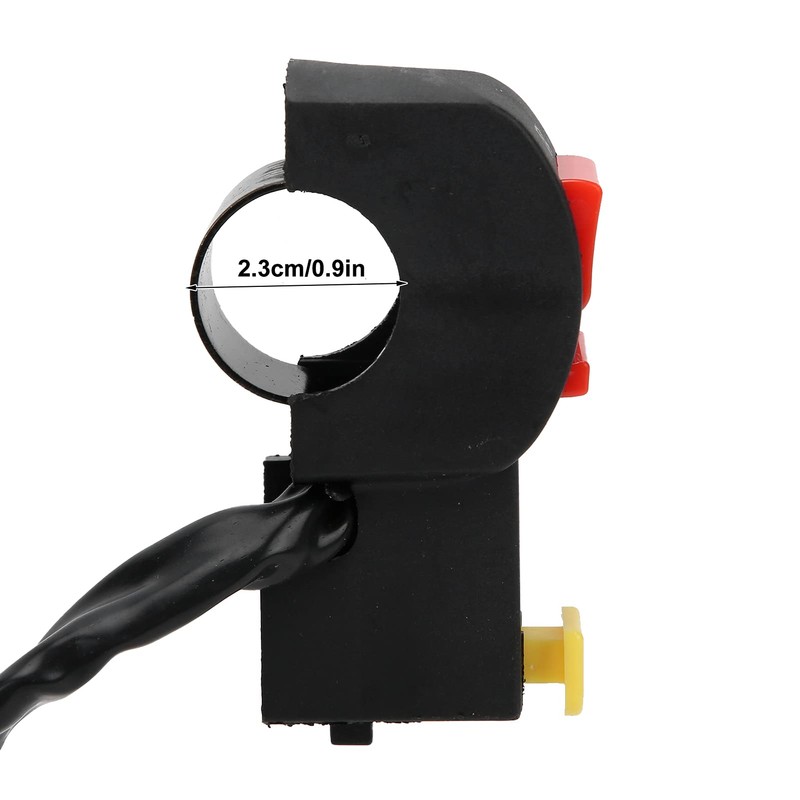 Aramox Motorcycle quad kill Switch Handlebar Mount, Handlebars Starter Switch