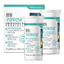 Guangdong oral lactic acid bacteria 30 tablets x 2 / 광동 구강유산균 30정 X 2개