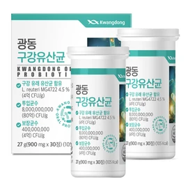 Guangdong oral lactic acid bacteria 30 tablets x 2 / 광동 구강유산균 30정 X 2개