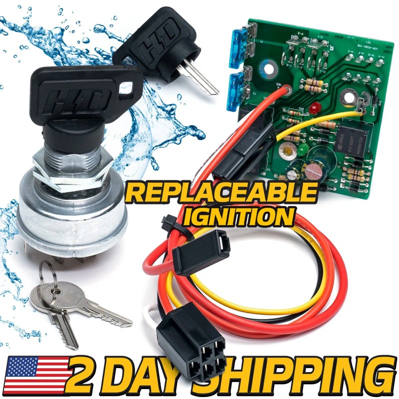 HD Switch AM132500 Ignition Key Switch Module fits John Deere