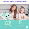 Onsoyours Original Heatable & Weighted Rainbow Cat Stuffed Animals, 15"