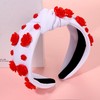 HZEYN Flower Headbands for Women Girls Summer Flower Embellished Knotted