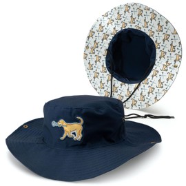 ChalkTalkSPORTS Lacrosse Bucket Hat - Adjustable | Cooling | Wide Brim Boonie | Outdoor & Beach Sun Hat | Men & Woman | Lax Dog