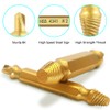 Screw Extractor Set Professional 6 Pieces Extractor Screw Remover Screws