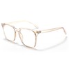 MACJERO Oversized Square Blue Light Blocking Glasses for Women Men,