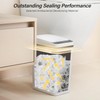 FRESHLIX Bathroom Garbage Can with Lid, 2.6 Gallon Diaper Trash
