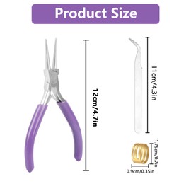 Round Nose Pliers, Wire Jewelry Making Tools,Jewelry Pliers Jewelry Making Tools for Crafts