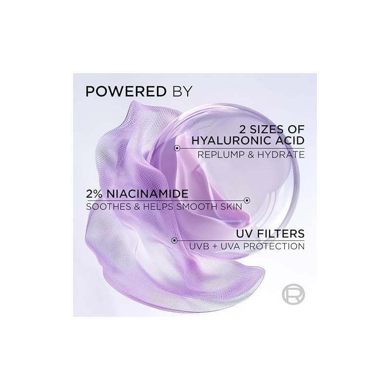 L'Oreal Paris Moisturiser, Korean Inspired Revitalift Filler SPF30, 40ml |