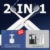 Electric Toothbrush with Water Flosser Combo in One, Professional Flossing